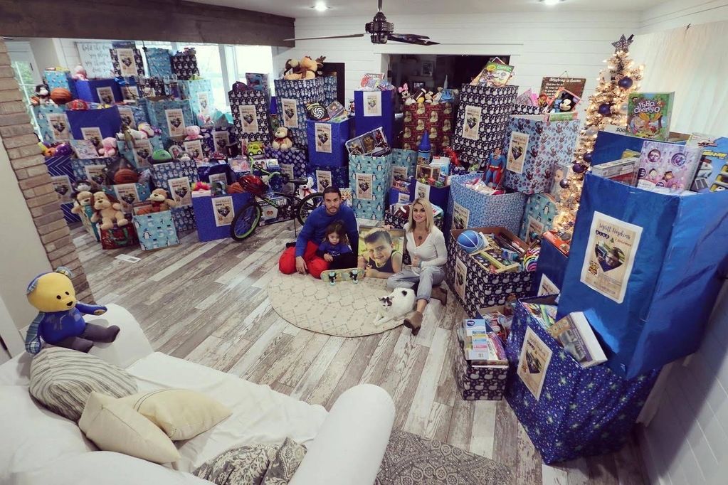 Wyatt Hopkins Blue Christmas Toy Drive