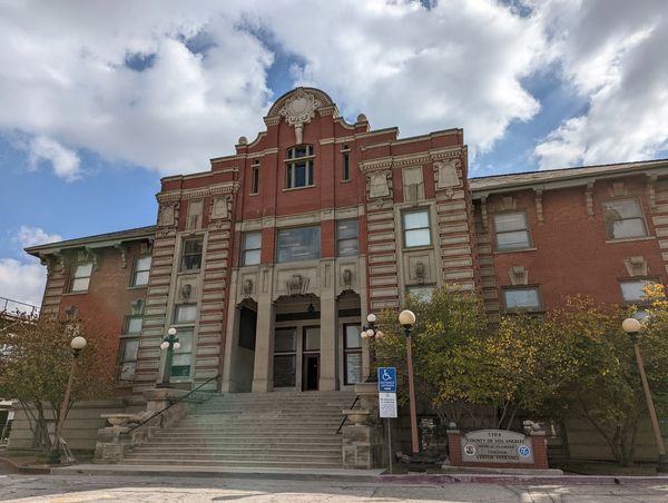 The original Los Angeles County morgue. Today, operations happen across the parking lot and this bea