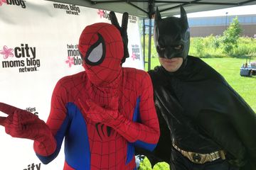 super hero spider super hero bat children's party entertainer. best birthday party characters