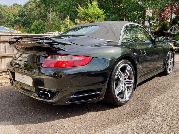 Porsche 911 Turbo Cabriolet after a Full Valet, gleaming in the sun