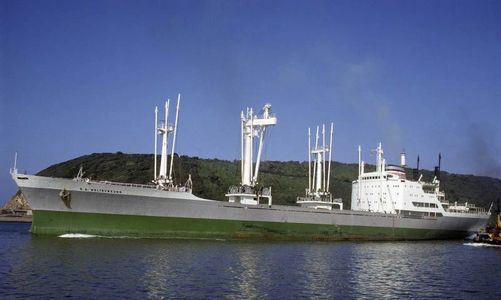 Safmarine Maersk line SA Van de R stel heavy lift ship south africa marine cape town durban kemp