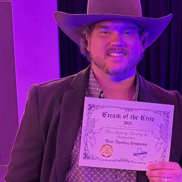 We are winner of the category Best roofing company in Baytown 2025!