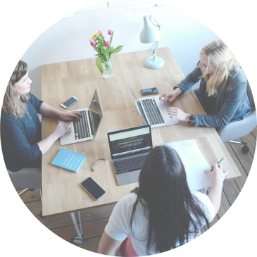 implementation and training - working around a table