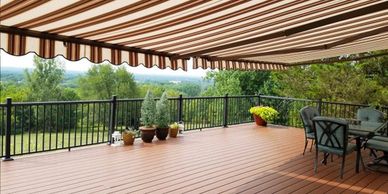 White Elm awnings and shade products
