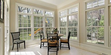 White Elm Windows, casement windows, sliding windows, vinyl windows, windows with grills