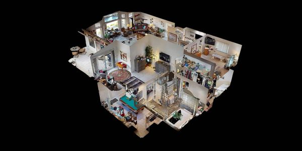 A picture of the doll house view from Matterport.