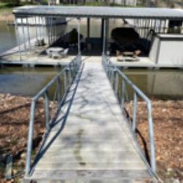 Boat Ramp before Pressure Washing.