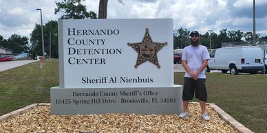 Front sign at Hernando County Detention Center