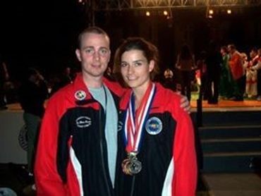 Lightning ITF Taekwon-Do mentors team Mr. Chris Howes and Mrs. Sonya Howes