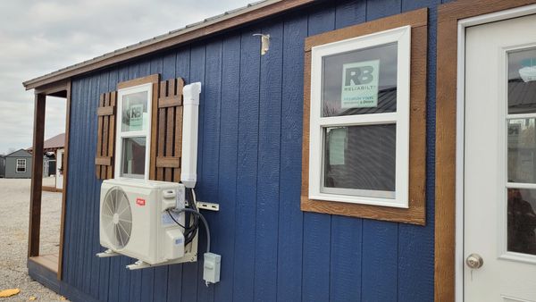 ShedsAZ NuVista ShedGal Shed ADU Tiny Home Styles Electrical insulation Flooring Turnkey Bed Bath