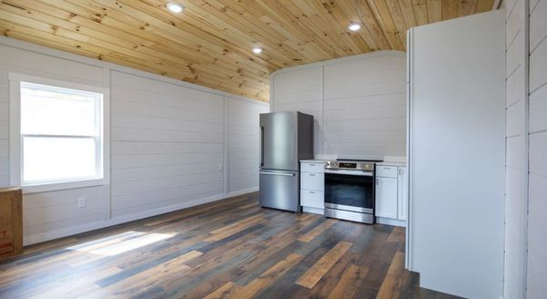 ShedsAZ NuVista ShedGal Shed ADU Tiny Home Styles Electrical insulation Flooring Turnkey Bed Bath