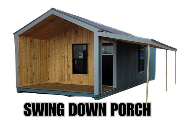 ShedsAZ NuVista ShedGal Shed ADU Tiny Home Styles Electrical insulation Flooring Turnkey Bed Bath