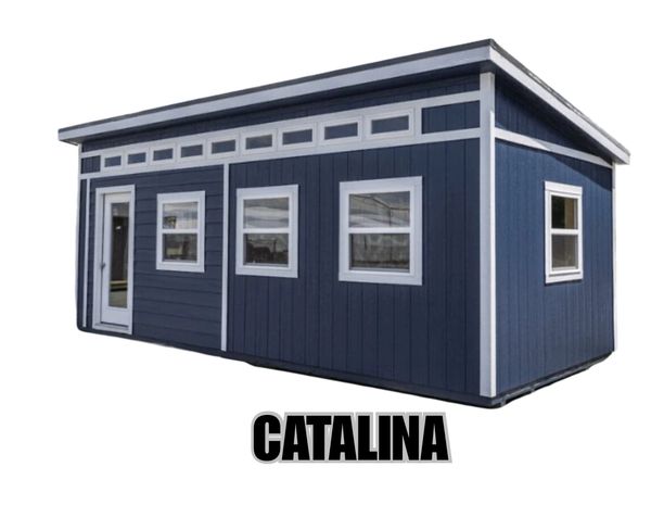 ShedsAZ NuVista ShedGal Shed ADU Tiny Home Styles Electrical insulation Flooring Turnkey Bed Bath