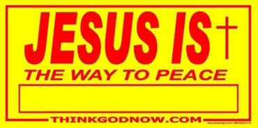 A Thinkgodnow Campaign yard sign