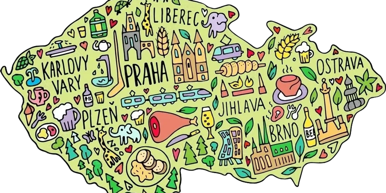 Czech Doodle map