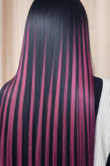 Pink Hair Extension