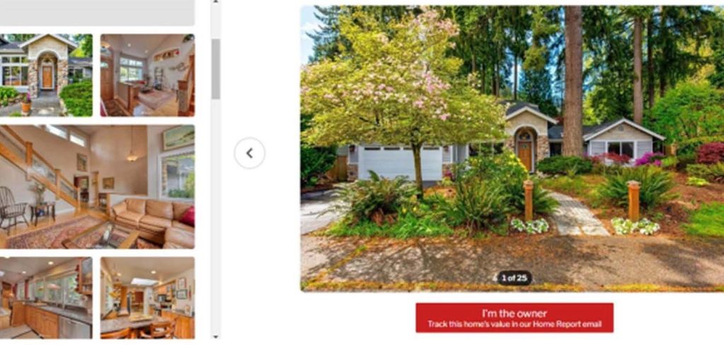 Interior and exterior photos of home renovated by Dennis shared with Jeanette.