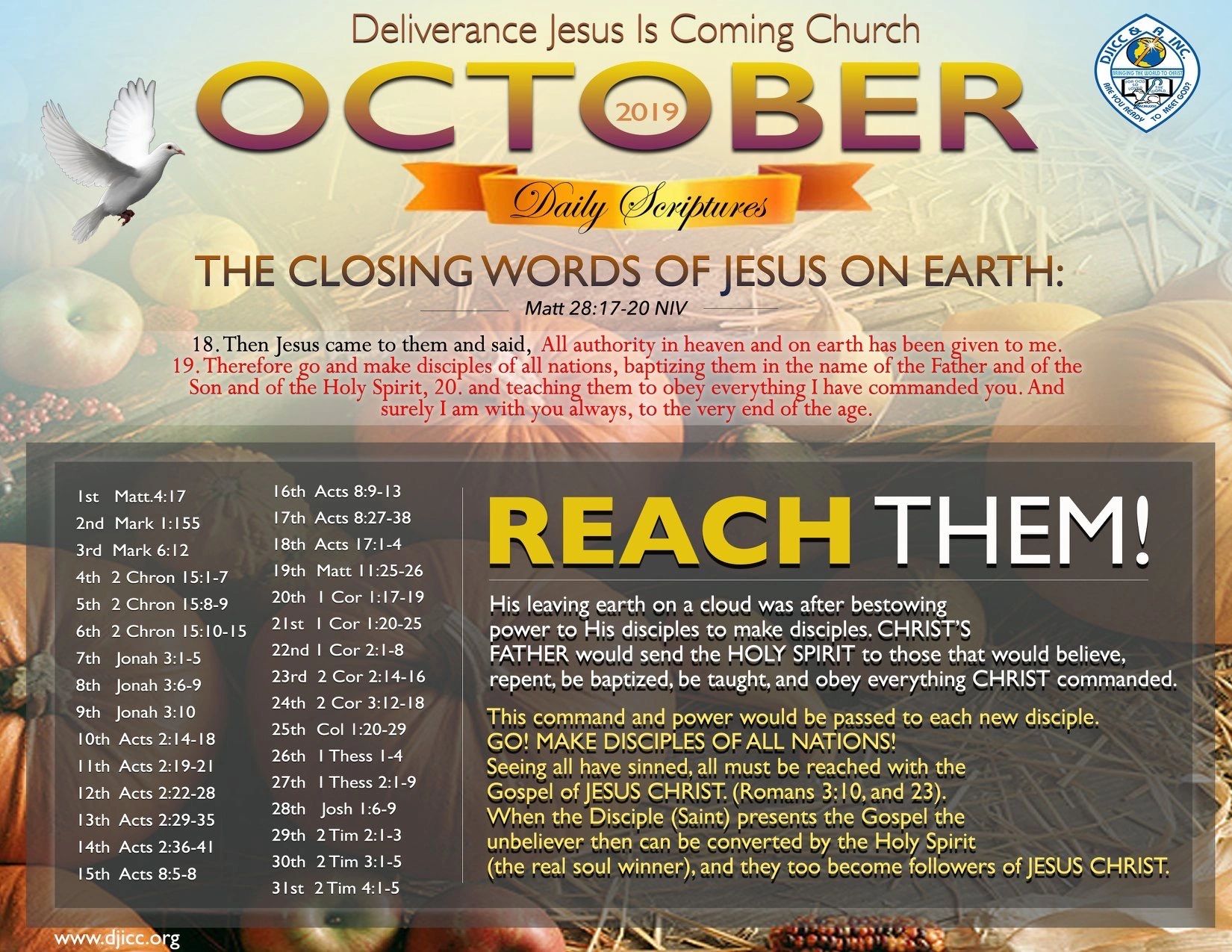 Contact Us Deliverance Jesus Is Coming Church