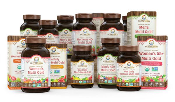 NutriGold multi vitamins for men, women, 40+ vitamins, 50+ vitamins, supplements, fish oils, herbs,