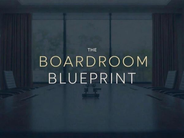 Photo of an empty Boardroom