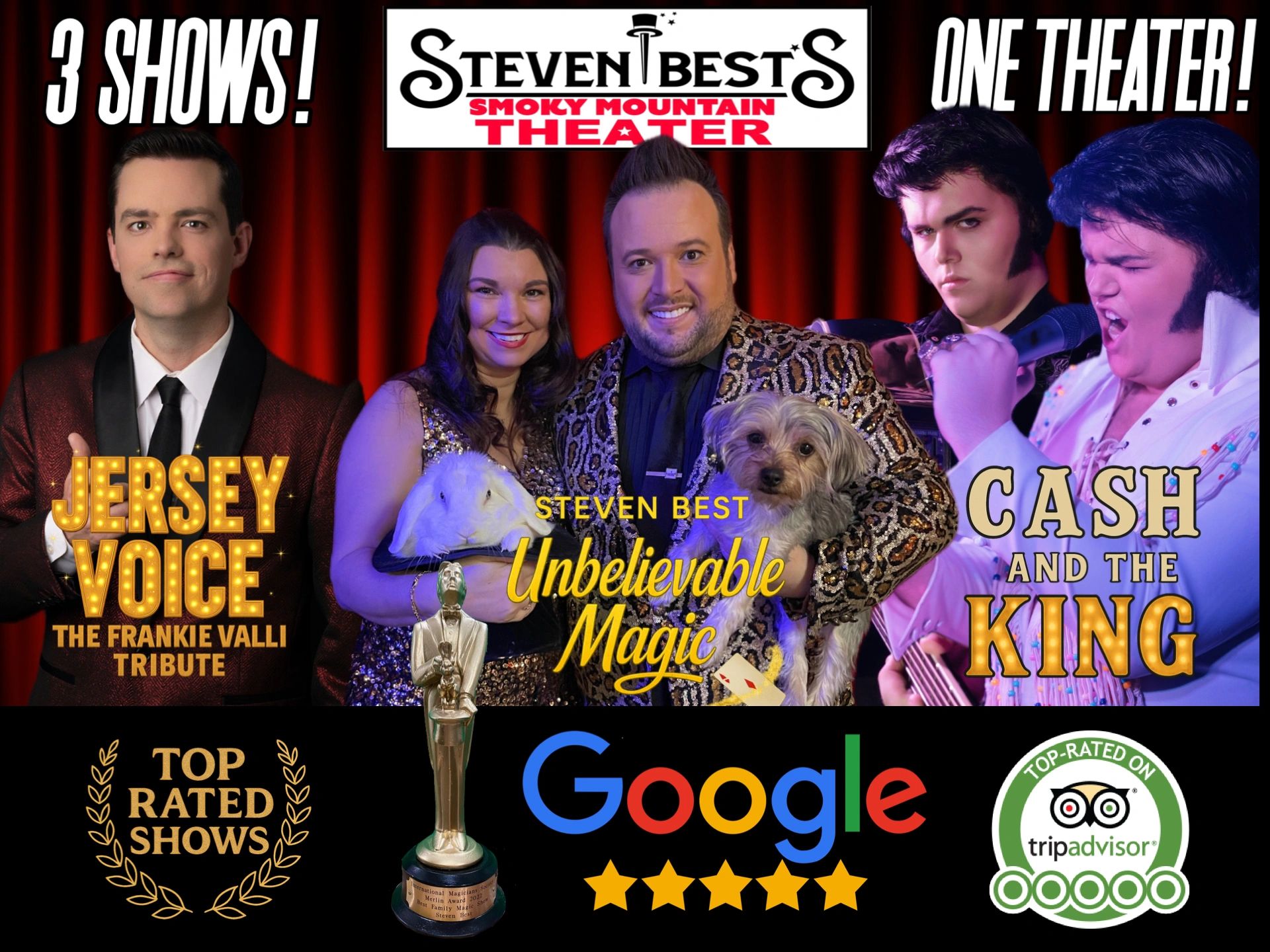 Pigeon Forge Shows - Steven Best's Smoky Mountain Theater - Home, image size:1920x1440