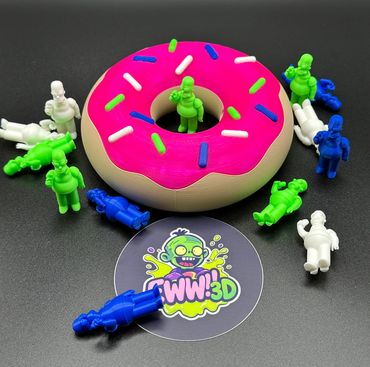 Homer filled donut. Printed this on request. Top comes off revealing Homers inside.