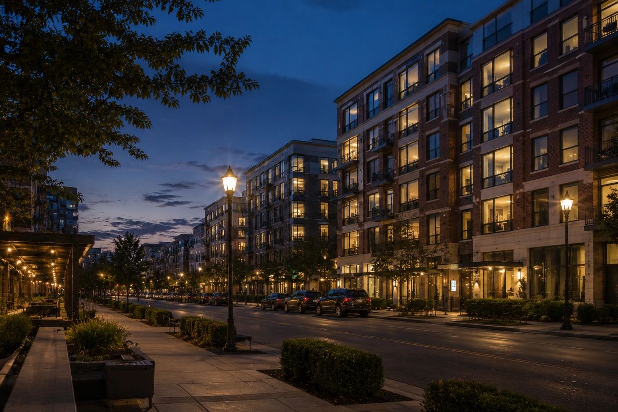 Institutional long-term rental portfolio environment with stabilized multifamily assets and metropol