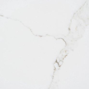 White marble with gray veins.