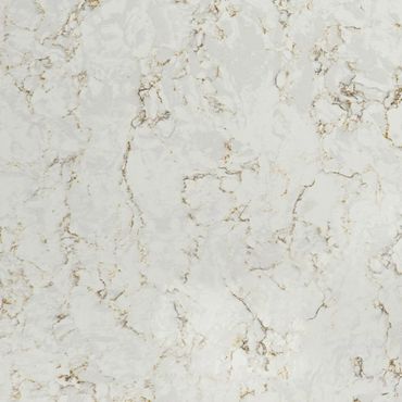 White with gold marbling