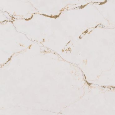 White with gold marble veins