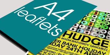 leaflets, A3 size, A4 size, A5 size