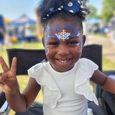 memphis tigers face painting sarah litney art