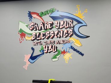 southpount church southaven ms murals by sarah litney art