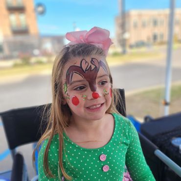 holiday face painting sarah litney art desoto county memphis tn shelby county