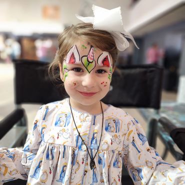 holiday face painting sarah litney art desoto county memphis tn shelby county