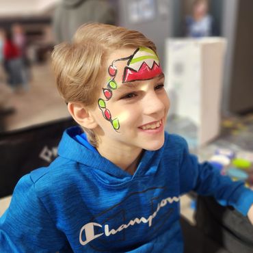 holiday face painting sarah litney art desoto county memphis tn shelby county