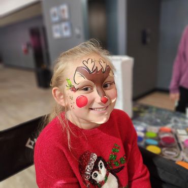 holiday face painting sarah litney art desoto county memphis tn shelby county