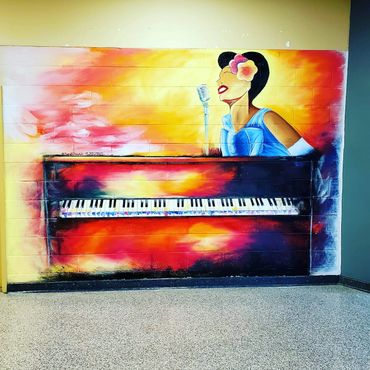 landers center blues trail murals by sarah litney art