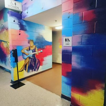 landers center blues trail murals by sarah litney art