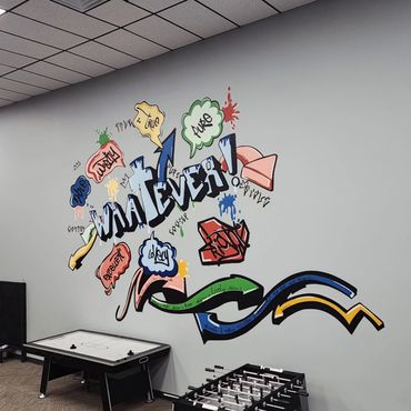 southpount church southaven ms murals by sarah litney art