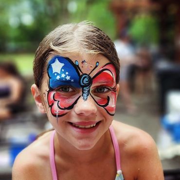holiday face painting sarah litney art desoto county memphis tn shelby county