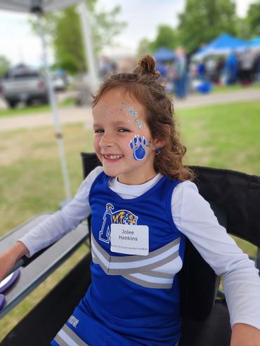 memphis tiger face painting sarah litney art