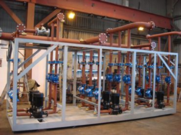 module modulated packaged plantroom, pump skids and packaged solution offsite prefabrication