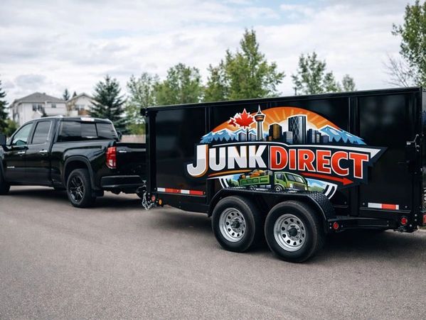 JunkDirect team in Calgary getting ready for a new Job