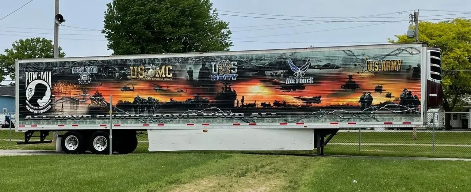 Military Tribute Trailer