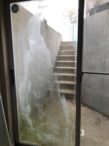 Failed insulated glass, Failed insulated patio door
