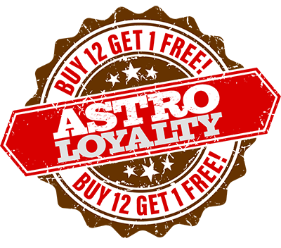Astro Loyalty: Buy 12 Get 1 Free