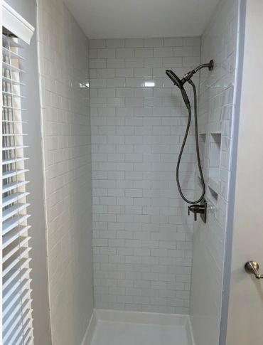 Subway Tile and New Plumbing Fixtures