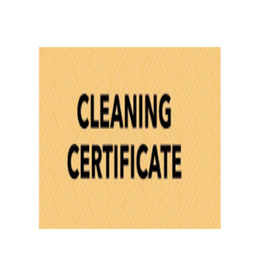 Kitchen canopy cleaning certificate
