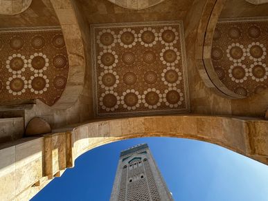 Hassan ii Mosque in Casablanca, Morocco